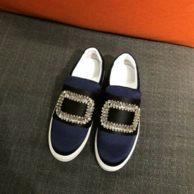 予約* 3color スクエア ビジュー スリッポン フラットシューズ