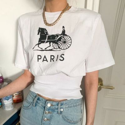 一部即納 キャリッジ モチーフ ウエスト切替 ＴEE