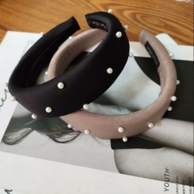 予約 4color パール くすみカラー カチューシャ ヘアアクセ