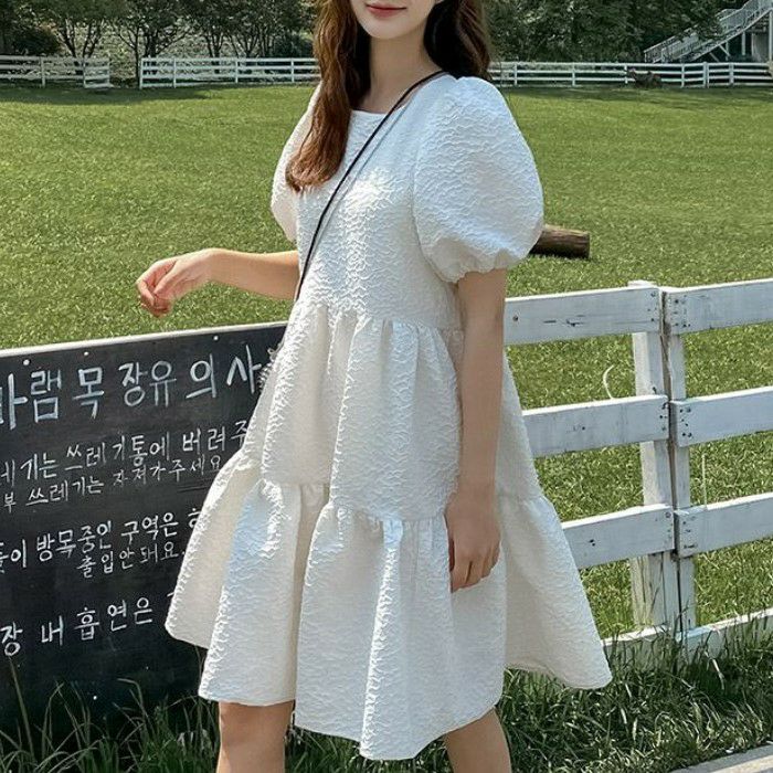 日本未入荷★Karen Millen パフスリーブティアードワンピース Re:EDIT｜パフスリーブティアードワンピース | Rakuten Fashion