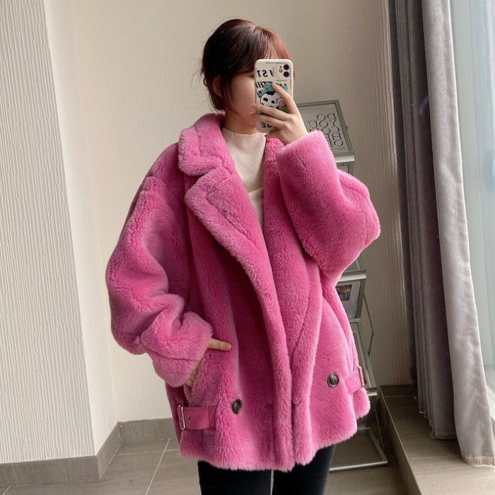 lilirena ベアムートン ジャケット ショート コート