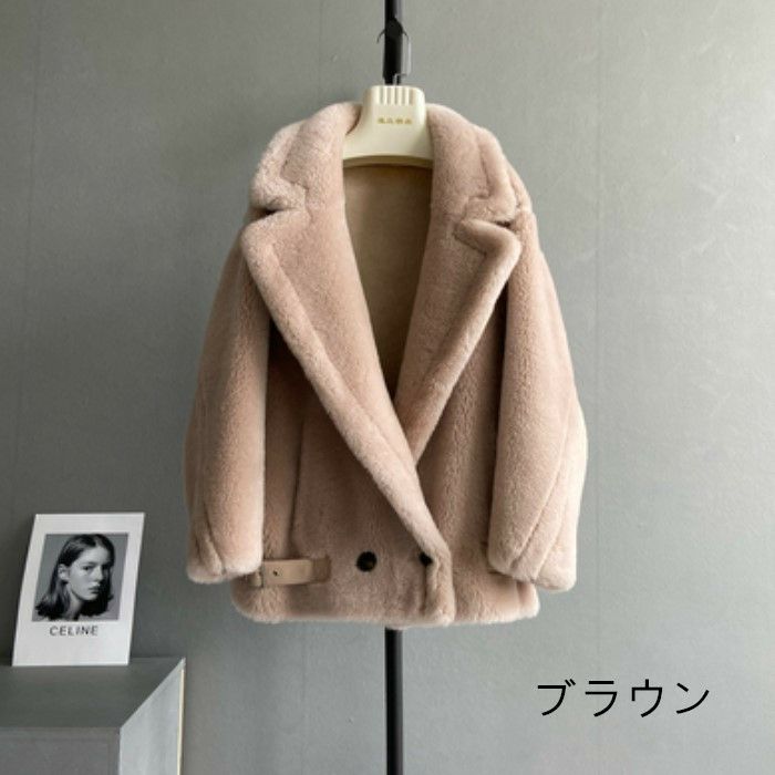 予約 9color ベアムートン ジャケット ショート コート | LiLiRena