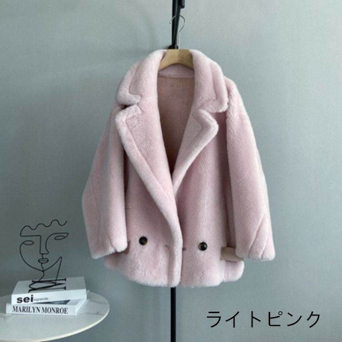 lilirena ベアムートン ジャケット ショート コート