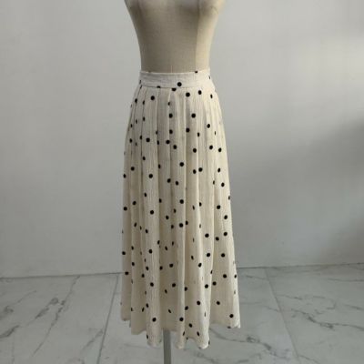 予約 DOT シアー ロングスカート