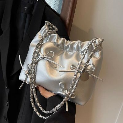予約 4color Ribbon ショルダー トートバッグ