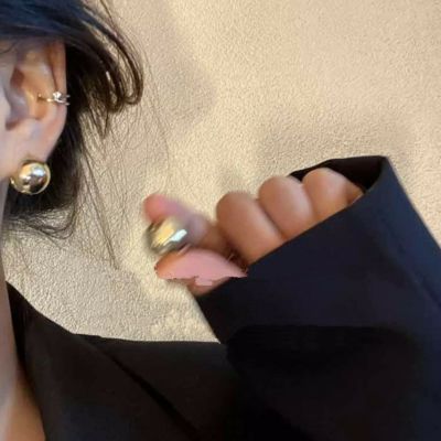 予約 2color 2type ボール ピアス シルバー ゴールド