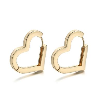 予約 Open heart hoop pierce