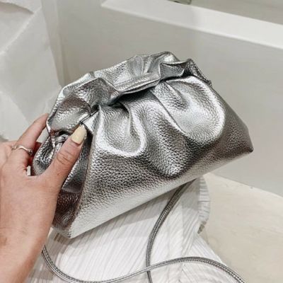 予約 6color ショルダー プリーツ ハーフムーン ＢＡＧ