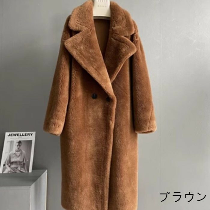 予約 WOOL 8color テディ ロング コート | LiLiRena