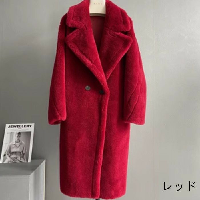 予約 WOOL 8color テディ ロング コート | LiLiRena