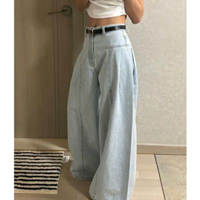 予約 2color ワイド バギー デニム