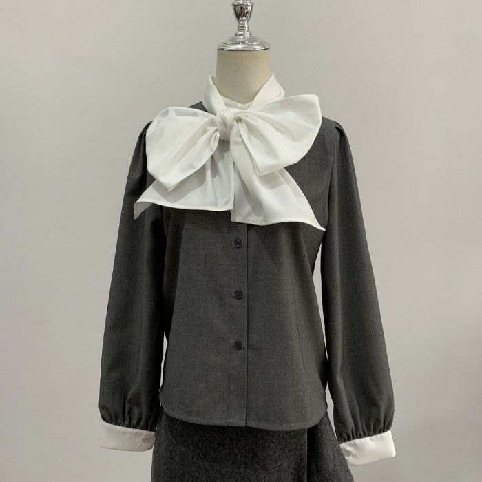 再販！前田朝香さんコラボ 2way 3color RIBBON BLOUSE | LiLiRena