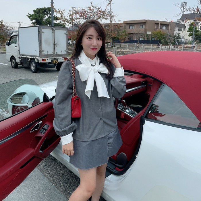 Li LiRena新品未使用タグ付2wayリボンブラウス前田朝香さんコラボ人気 再販！前田朝香さんコラボ 2way 3color RIBBON BLOUSE | LiLiRena