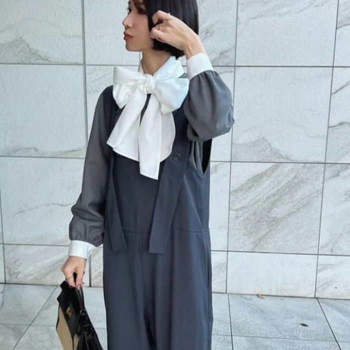 再販！前田朝香さんコラボ 2way 3color RIBBON BLOUSE | LiLiRena