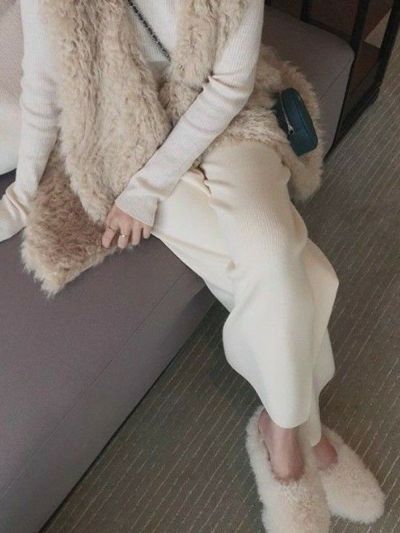 予約 2color 2type ミンクライク FUR フロントジップ ジレ | LiLiRena