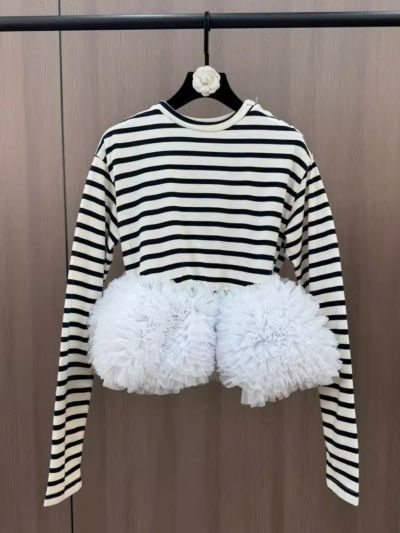 予約 Volume tulle ドッキング トップス