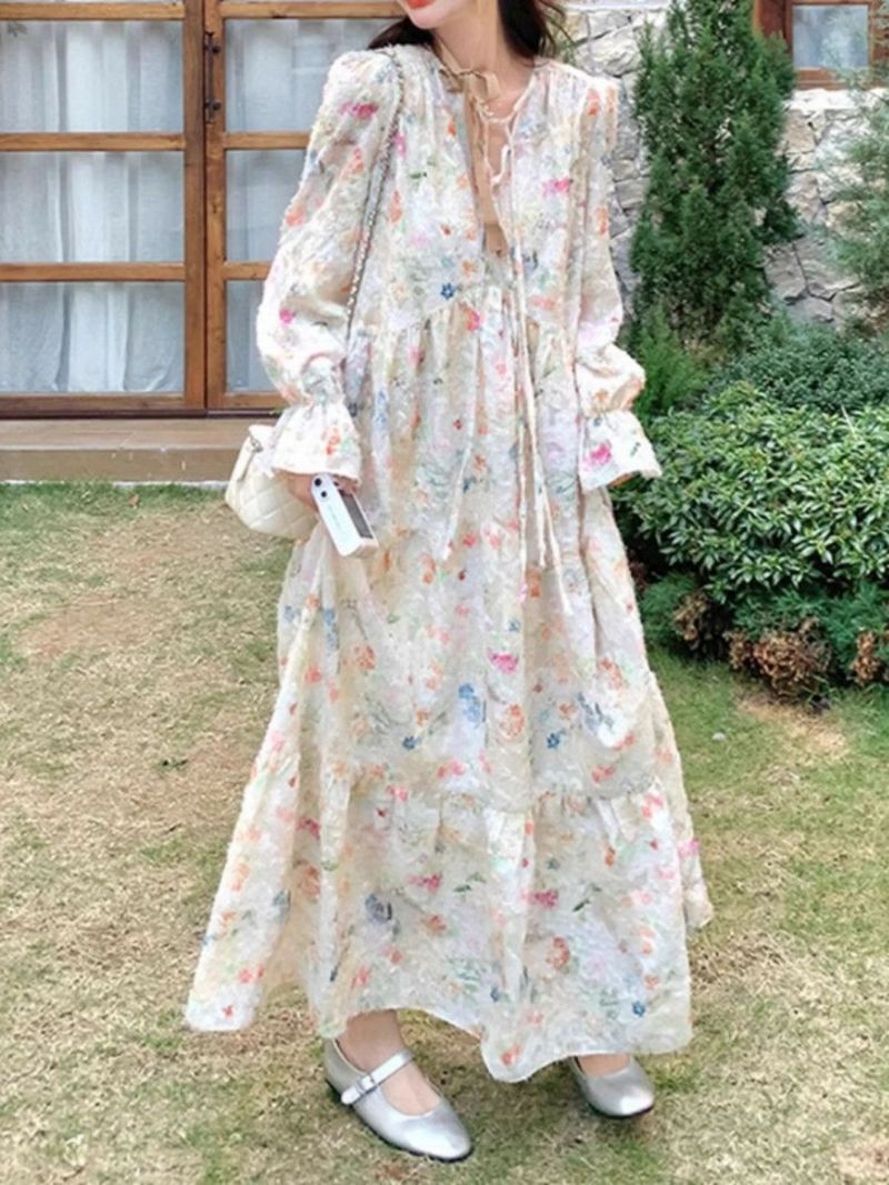 フラワー レース ベルスリーブ マーメイド ワンピース i3137 ラインフラワー刺繍バックレースアップフレアスリーブマーメイド