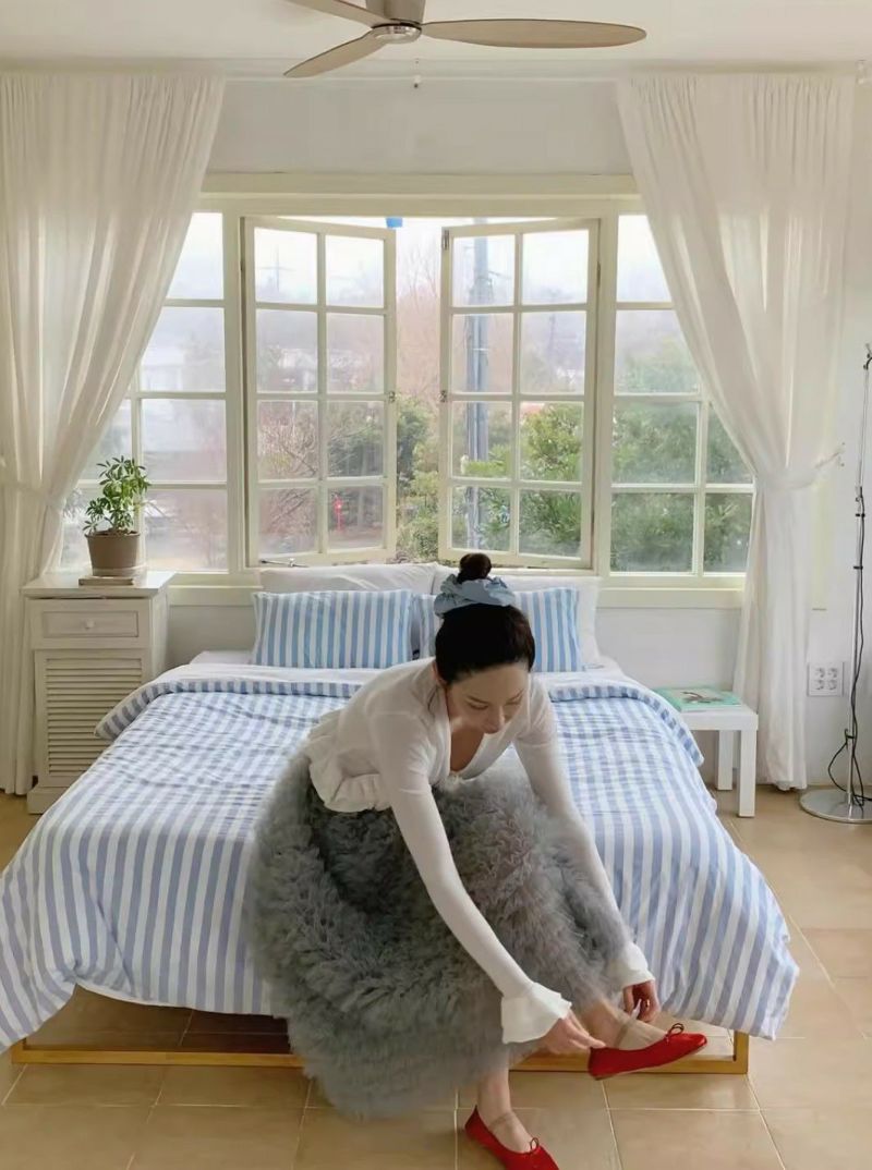 予約 Volume tulle cocoon skirt | LiLiRena