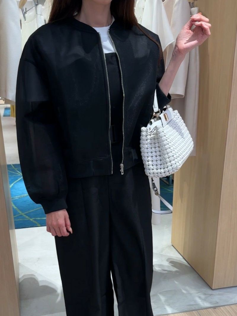 ★AIRIさま専用★LiLiRena×VERY コラボ パールボタンジャケット 即納 2color シアー ジャケット | LiLiRena