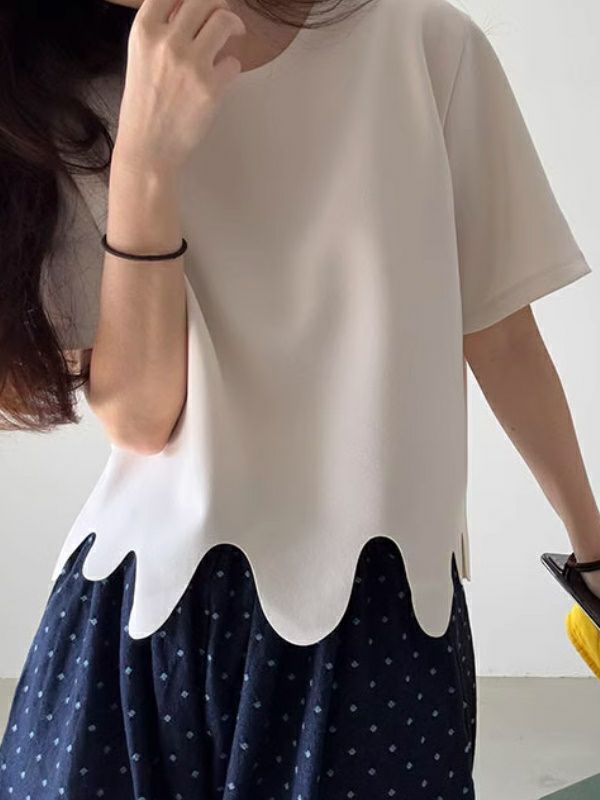 早期価格 予約 2color Ice Melt Frill Tops | LiLiRena