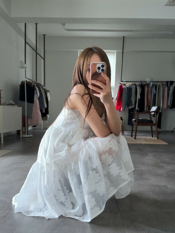 ★minagram★ クラシー パンチングレースワンピ(2color) ☆minagram☆ クラシー パンチングレースワンピ(2color