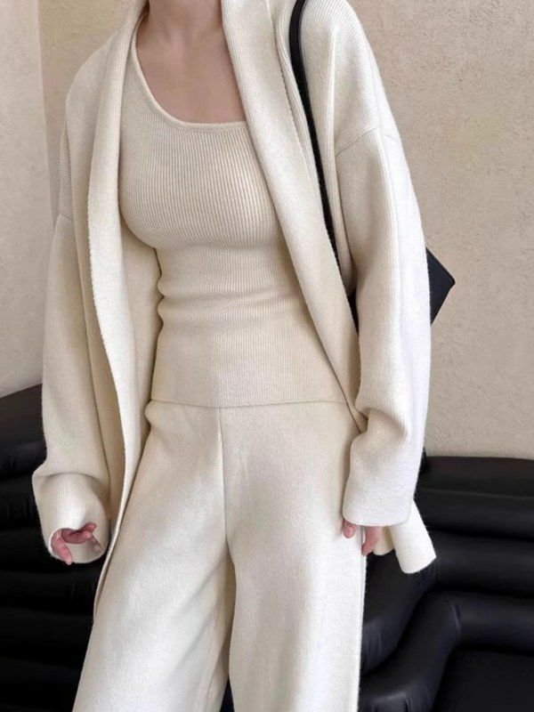 予約3color 3set ニット セットアップ ワンショルダー | LiLiRena