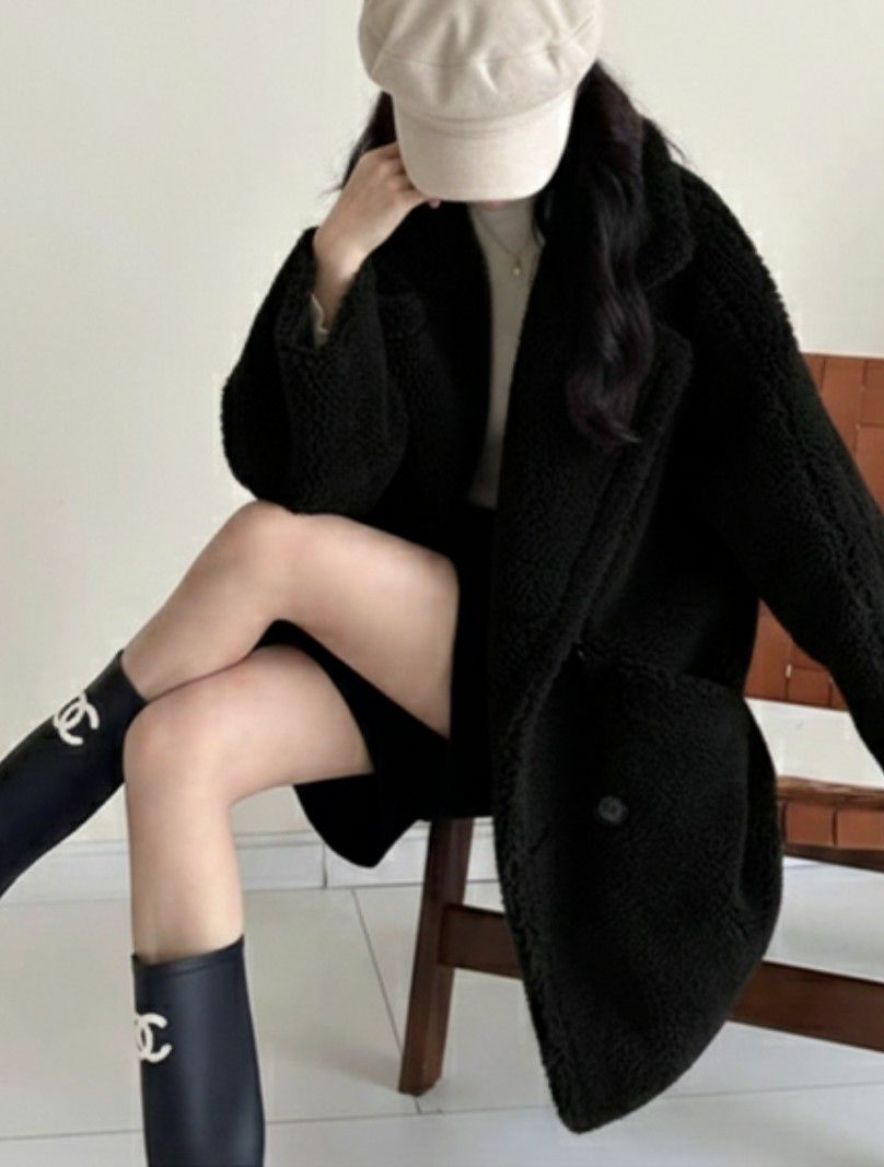 予約 WOOL 8color テディ ロング コート | LiLiRena